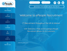 Tablet Screenshot of epeoplerecruitment.com